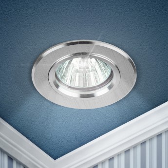 Светильник ЭРА KL58 SL литой алюминевый MR16 12V/220V 50W серебро Светильник ЭРА KL58 SL литой алюминевый MR16 12V/220V 50W серебро